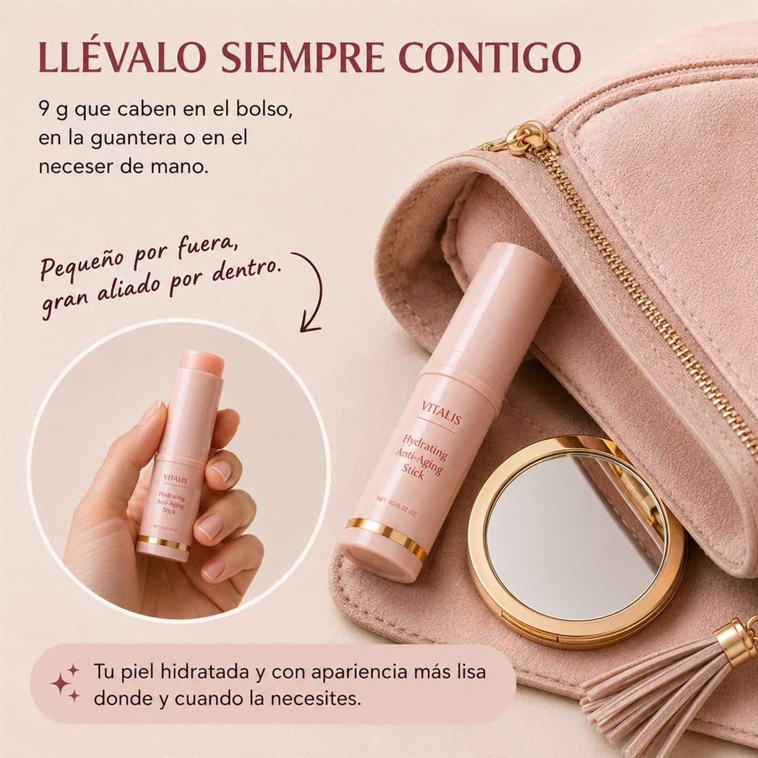 Llévalo siempre contigo: 9 g que caben en el bolso